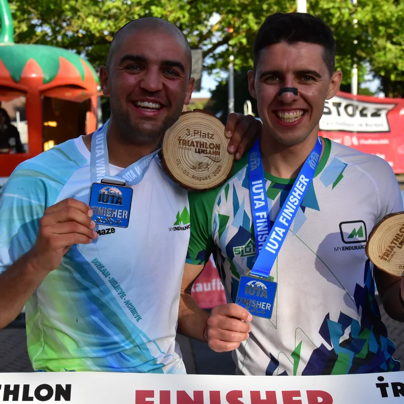 Double Ironman distance third place 2025